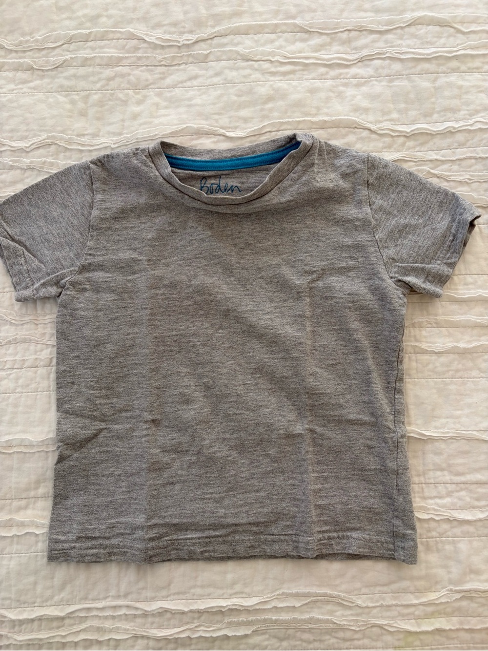 Boden Gray Tee - Short Sleeve Kids Top